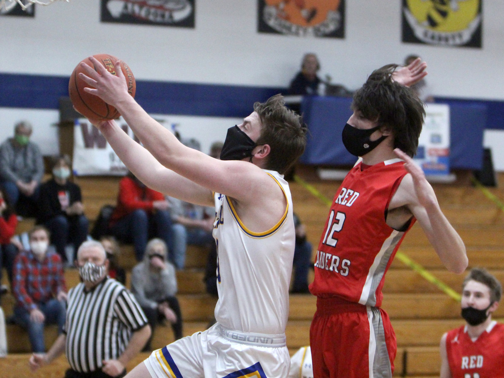 Bruce at McDonell boys basketball 2-19-21